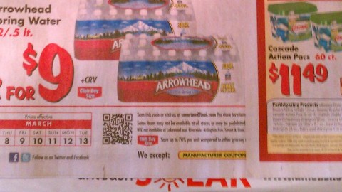 Albertsons Flyer with QR Code